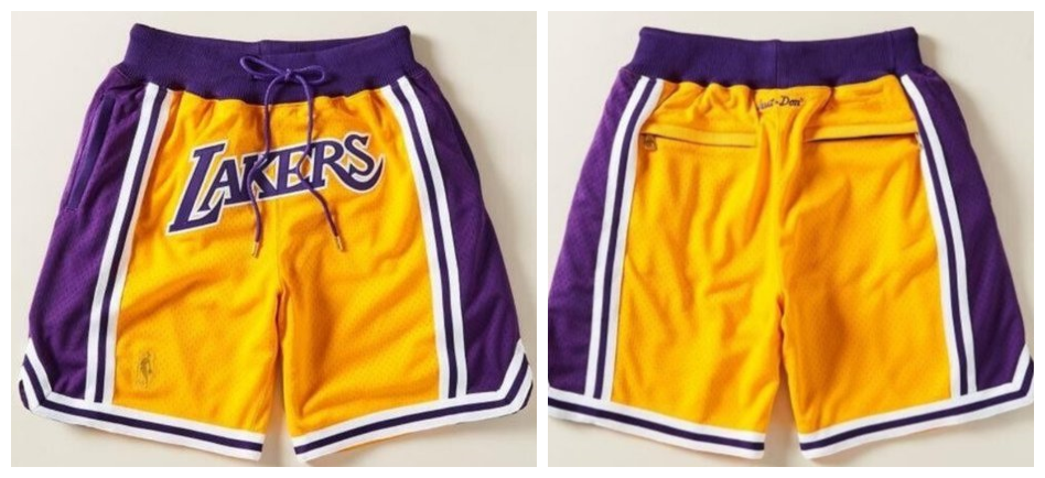Los Angeles Lakers Shorts Just Don Shorts